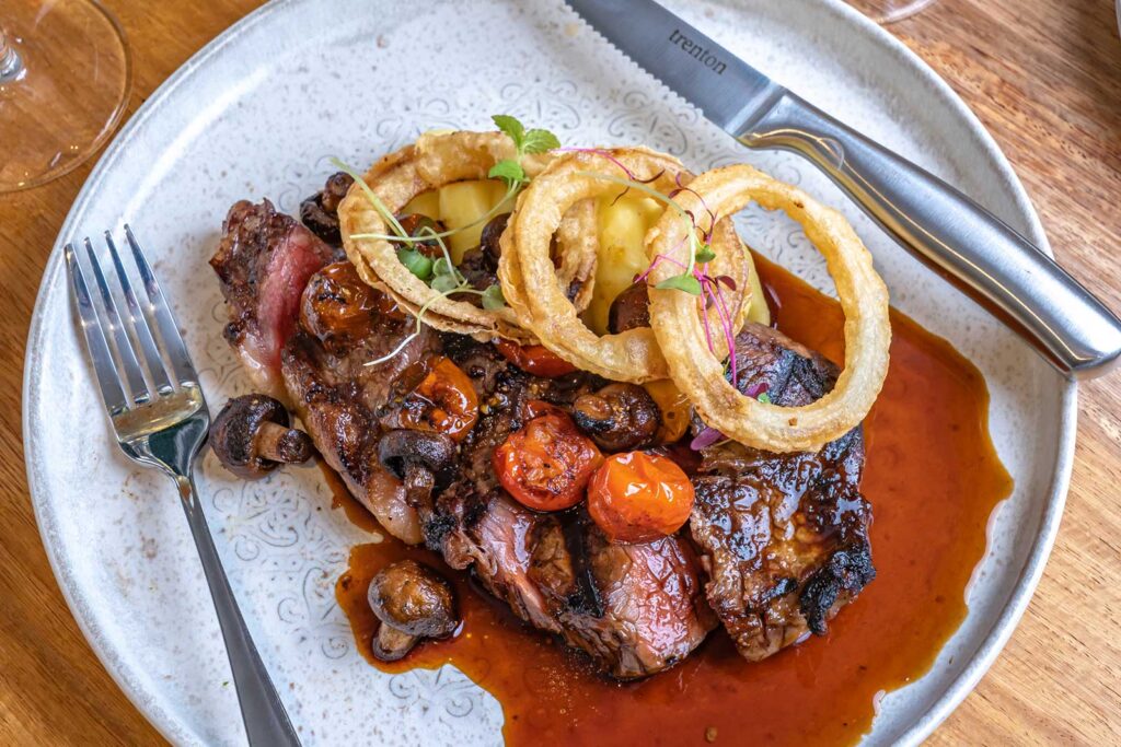 Waterfront dining at River Bar & Dining, Kawana Waters Marina